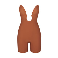 SKIMS Seamless Sculpt Mid Thigh Bodysuit in Espresso Brown NIB Size M - $61  New With Tags - From Bri