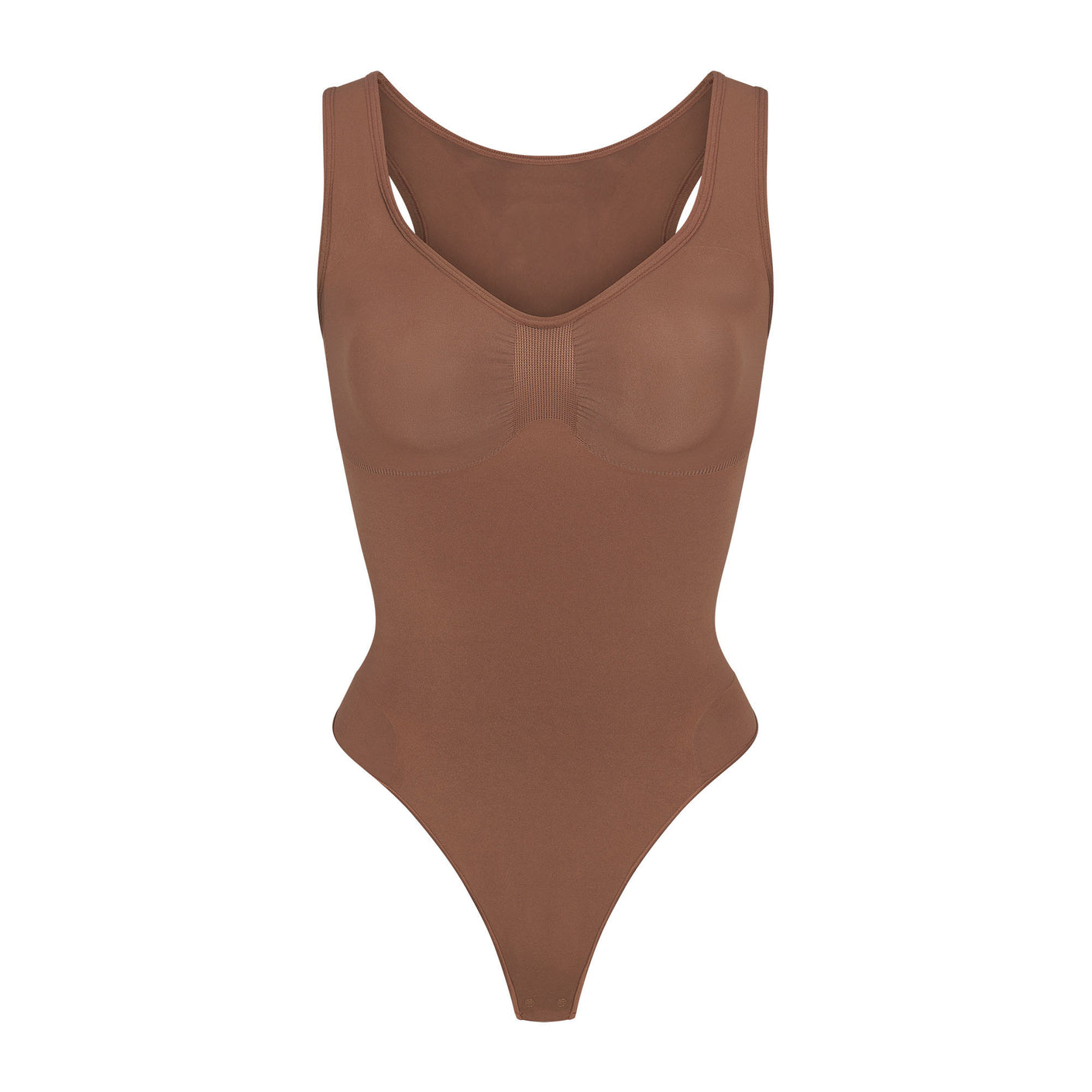 SEAMLESS SCULPT SCOOP NECK THONG BODYSUIT