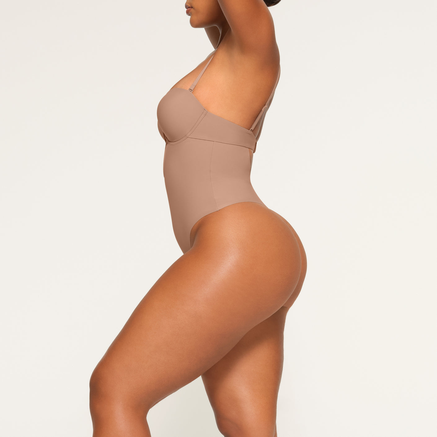 SKIMS All In ONE Deep Plunge Shapewear Mid Thigh Bodysuit Medium Sienna NWT  $128 - $118 New With Tags - From Love