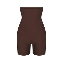 Womens Skims brown Seamless Sculpt Strapless Shorts Bodysuit