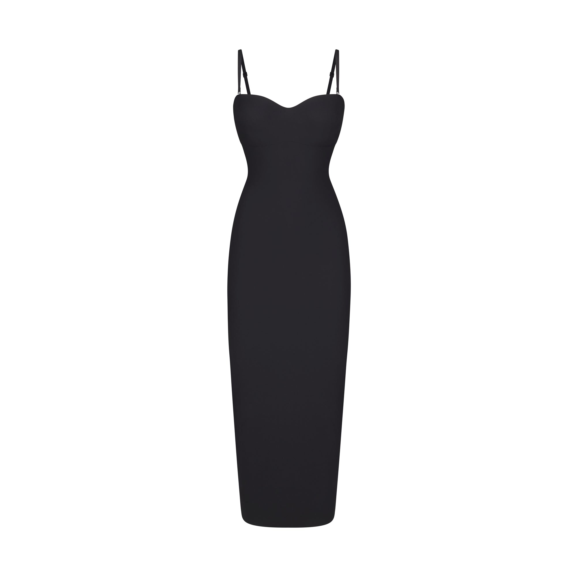 SKIMS BODY UNDERWIRE LONG DRESS | ONYX