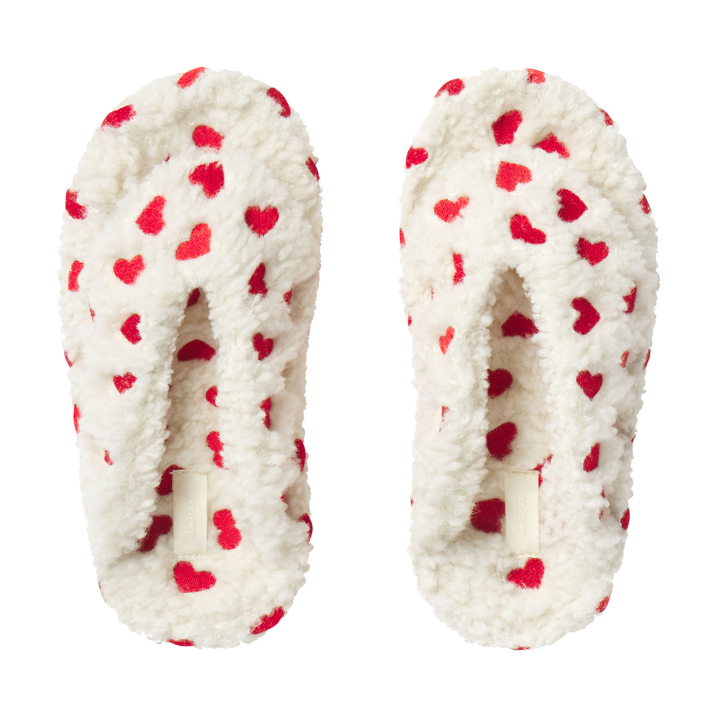 VALENTINE'S SLIPPER  RUBY AND MARBLE HEART
