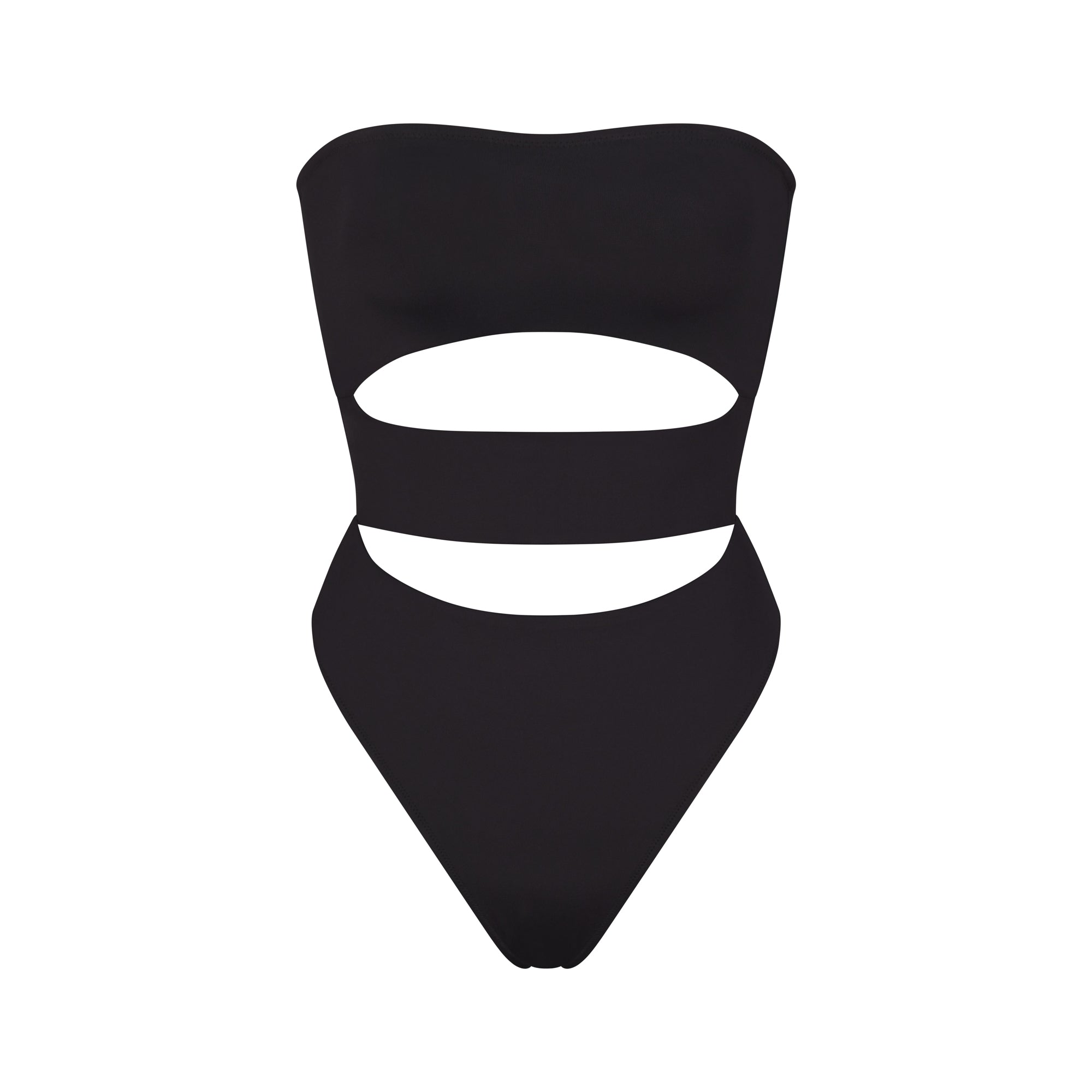 SIGNATURE SWIM STRAPLESS CUT OUT MONOKINI | ONYX - SIGNATURE SWIM ...