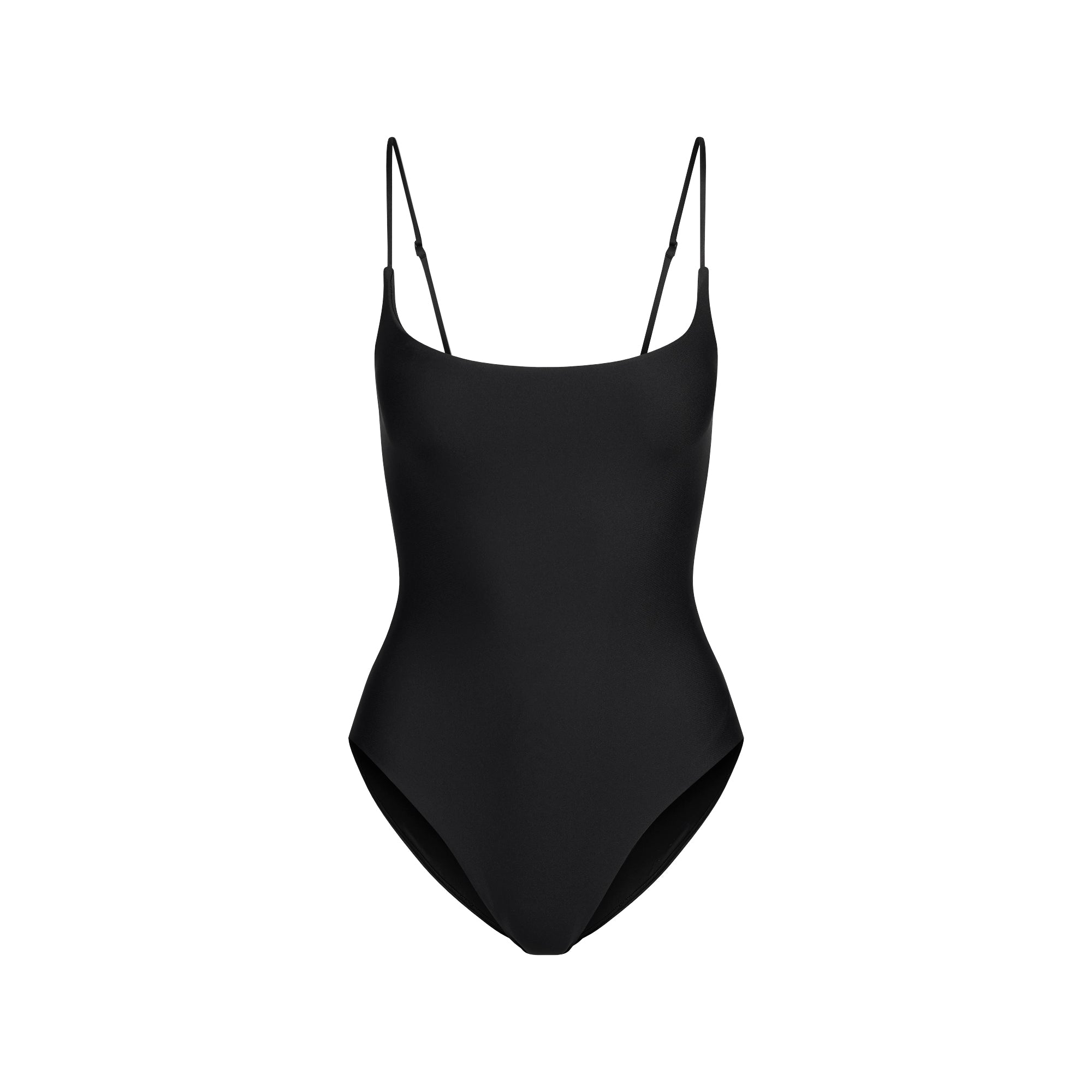 ICONIC SWIM SQUARE NECK ONE PIECE | OBSIDIAN