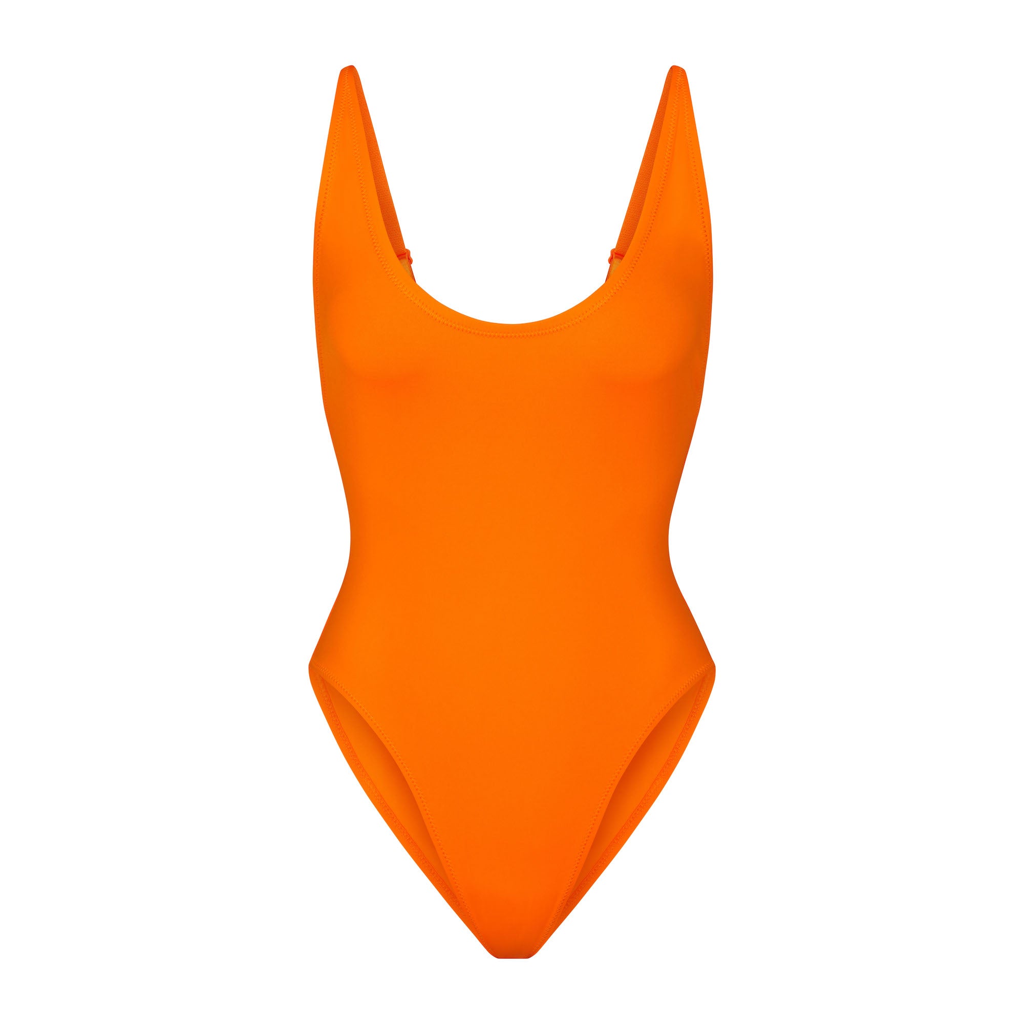 SIGNATURE SWIM SCOOP NECK ONE PIECE | ORANGE - SIGNATURE SWIM SCOOP ...