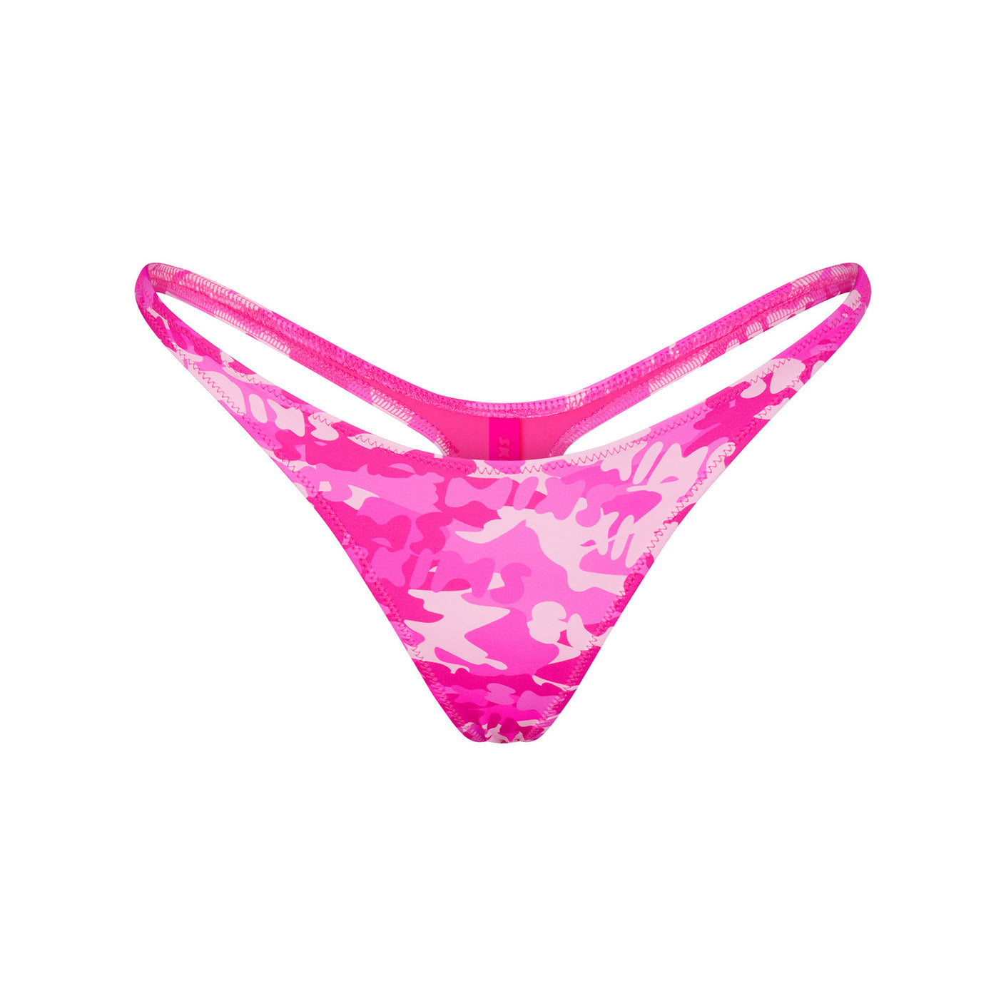 SIGNATURE SWIM THONG | PINK SKIMS CAMO