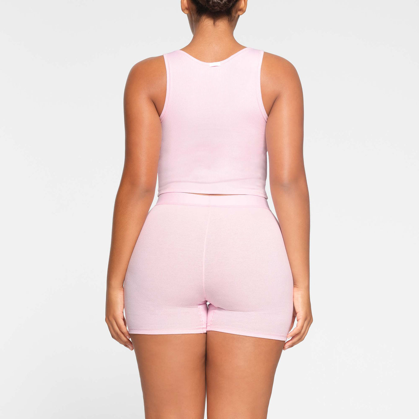 Comfy Cotton Ribbed Jersey Women Sets Pink Skims Loungewear 2