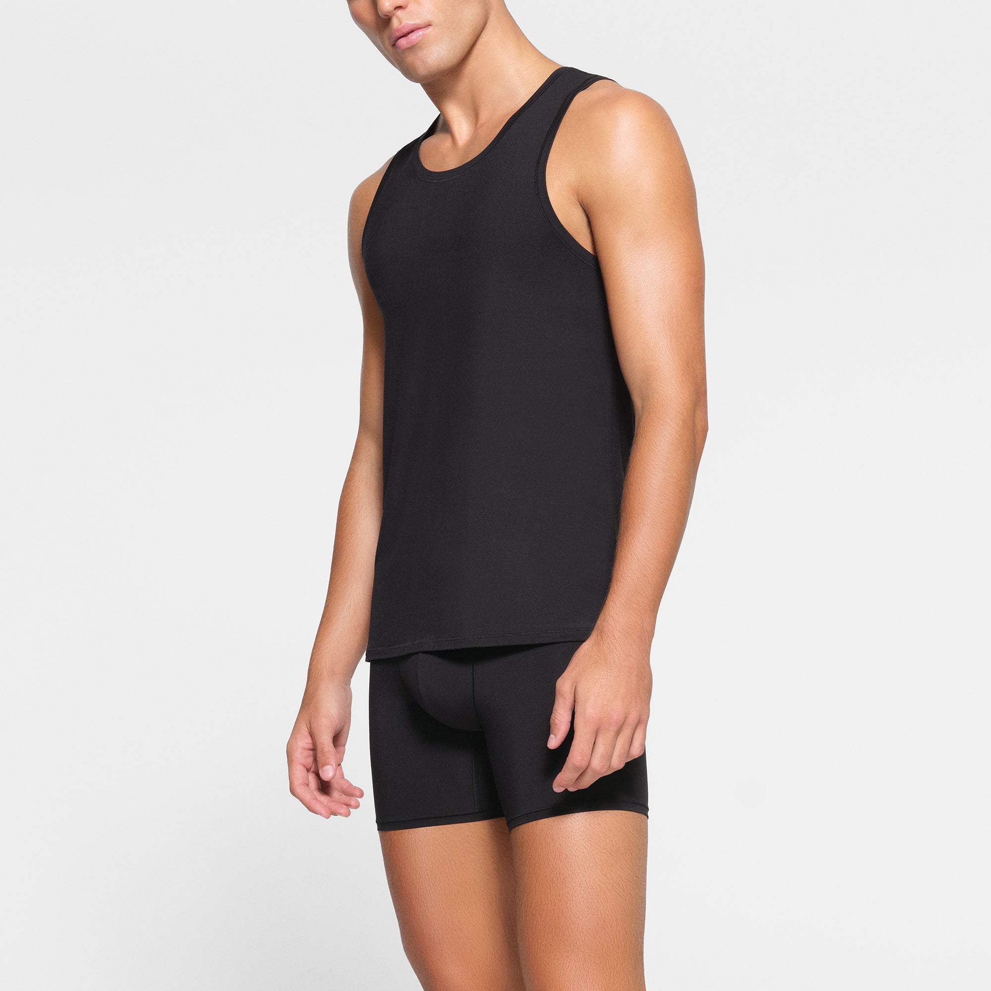 SKIMS STRETCH MENS TANK 3-PACK | OBSIDIAN