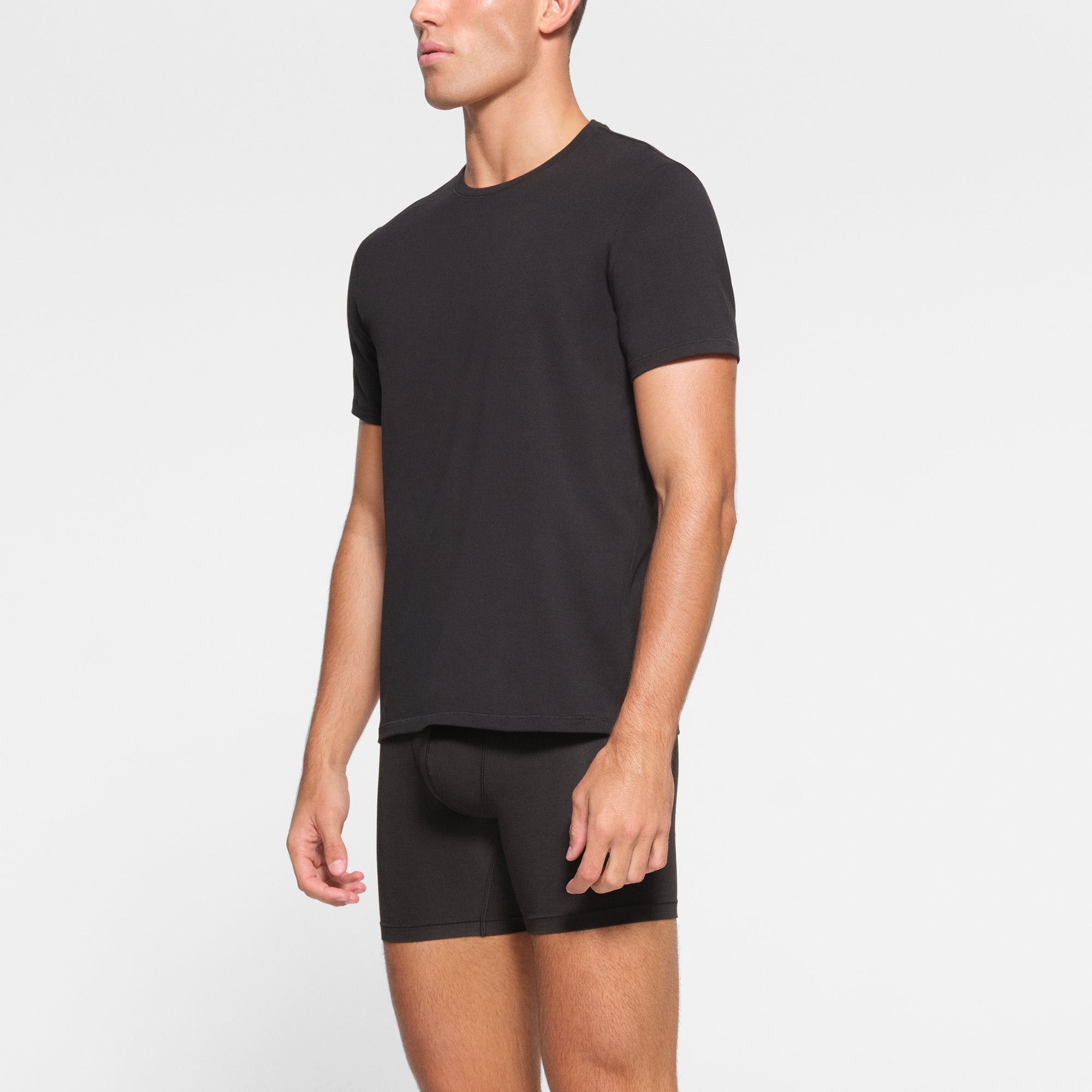 SKIMS COTTON MENS T-SHIRT | ONYX