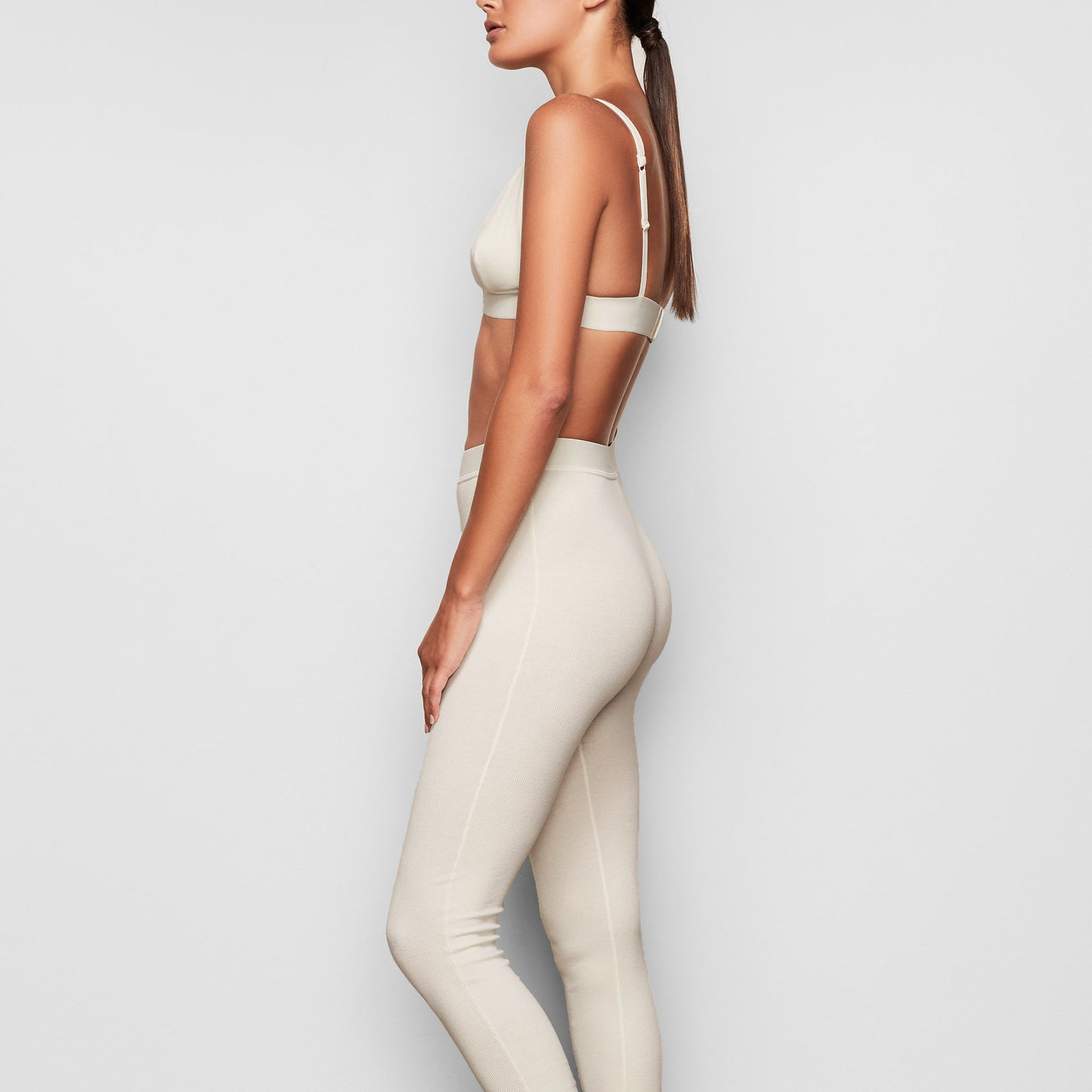 SKIMS Cotton Ribbed Legging Size XS - $30 (44% Off Retail) - From Mia