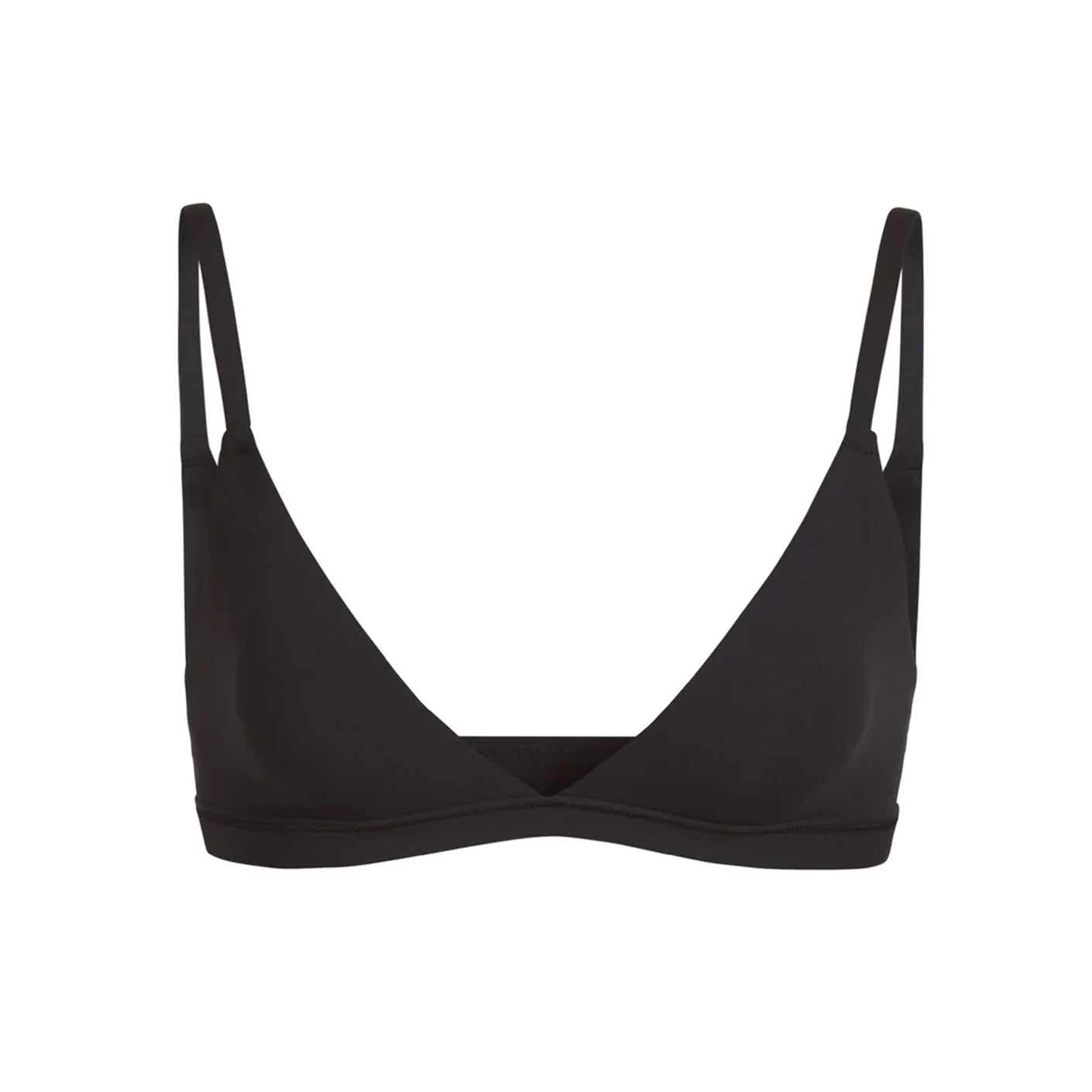 Ready to Ship: Chloe Cotton Bralette Onyx Size S Soft Bra