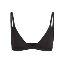 SEAMLESS TRIANGLE BRA - Black