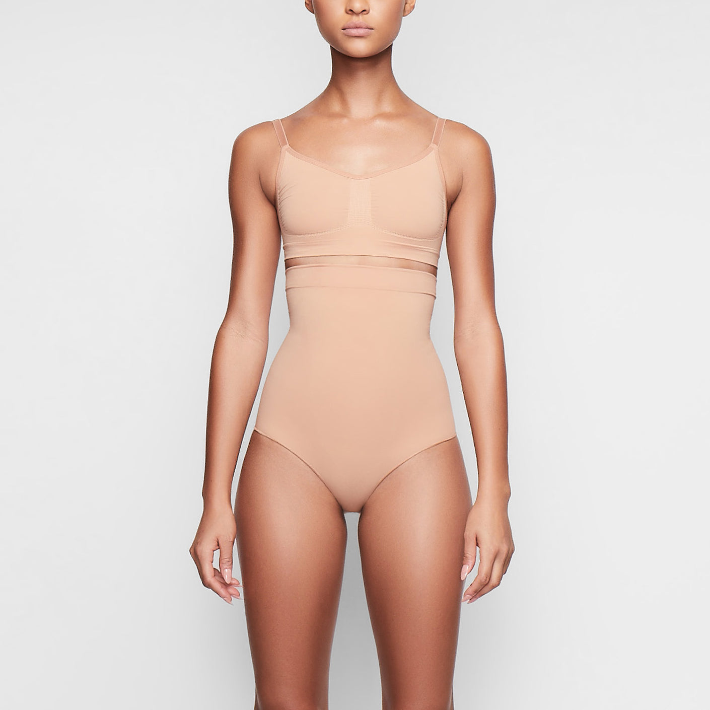 NWOT Skims Sculpting Mid Waist Thong Ochre - Size L/XL