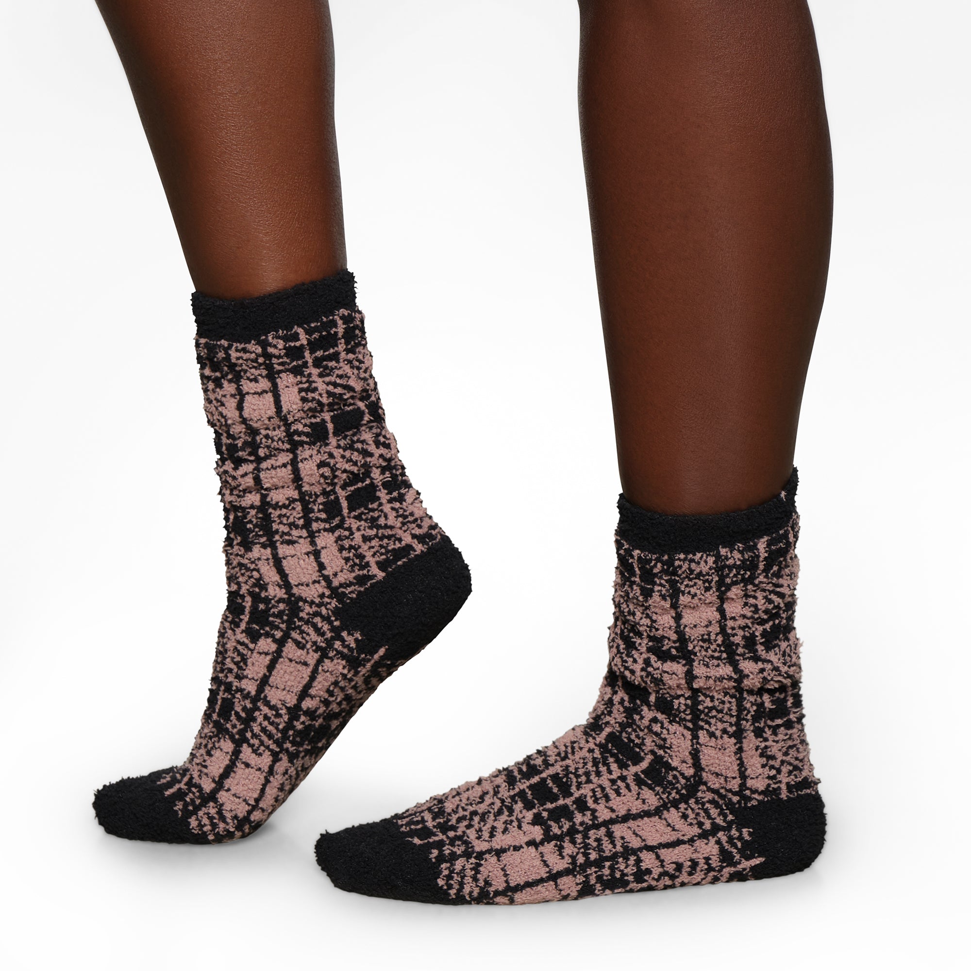 Cozy Knit Socks Plaid SKIMS