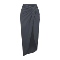 Swim Sarong Skirt - Gunmetal | SKIMS