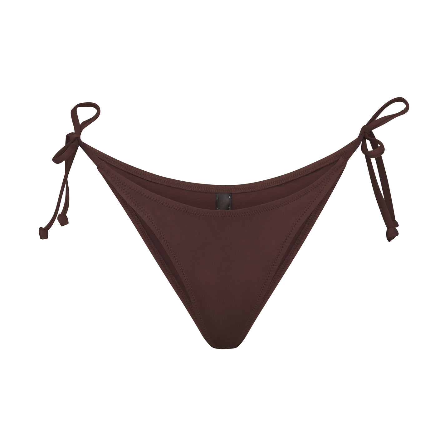 Skims Crushed Velvet Tie Bikini Bottoms In Stock Availability and