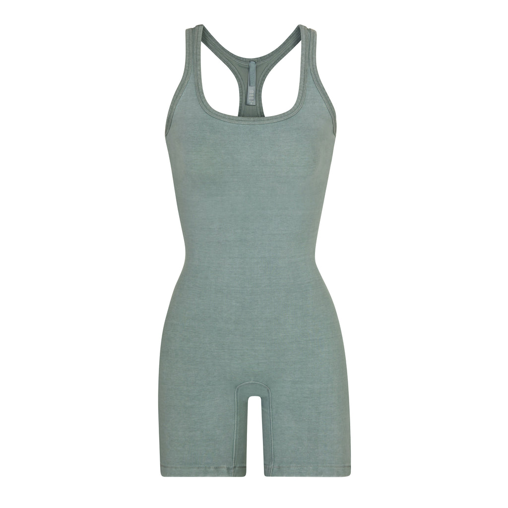Outdoor Basics Mid Thigh Bodysuit - Blue Chalk | SKIMS