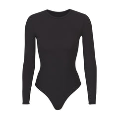 Womens Skims black Scoop-Neck Bodysuit