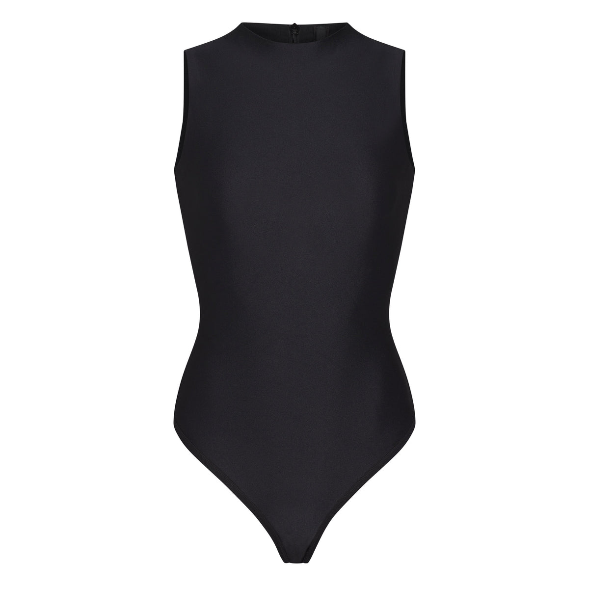 SKIMS Disco Mock Neck Bodysuit - Onyx | SKIMS