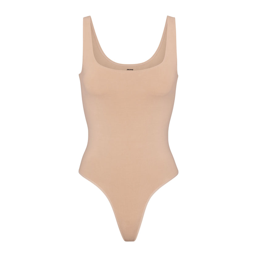 Soft Smoothing Thong Bodysuit - Clay | SKIMS