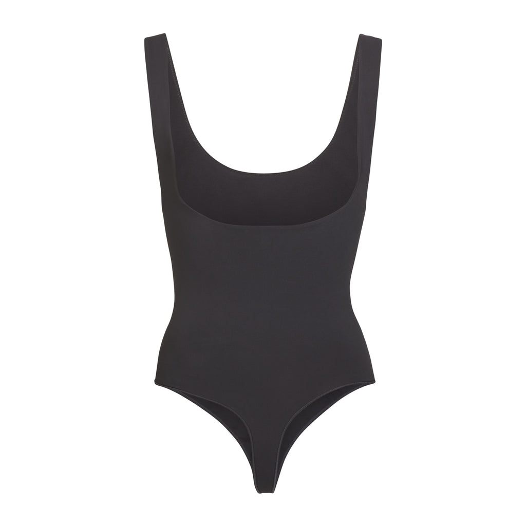 Smoothing Thong Bodysuit - Soot | SKIMS