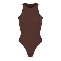 SKIMS x Swarovski Jelly Sheer Square Neck Bodysuit Cocoa - FW23 - GB