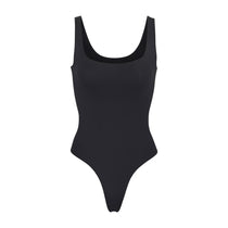 BARELY THERE SCOOP BODYSUIT, ONYX