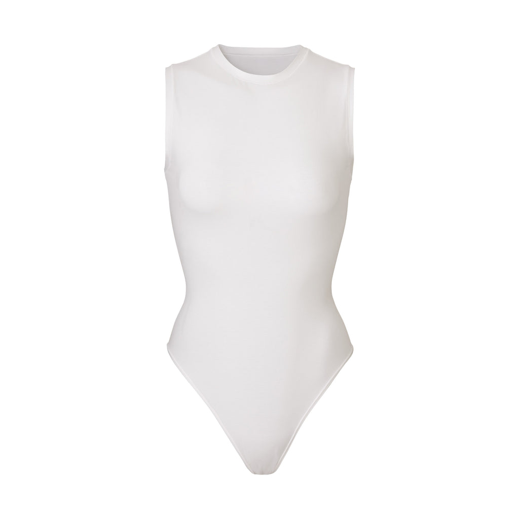 Body Basics Crew Neck Bodysuit - Marble | SKIMS