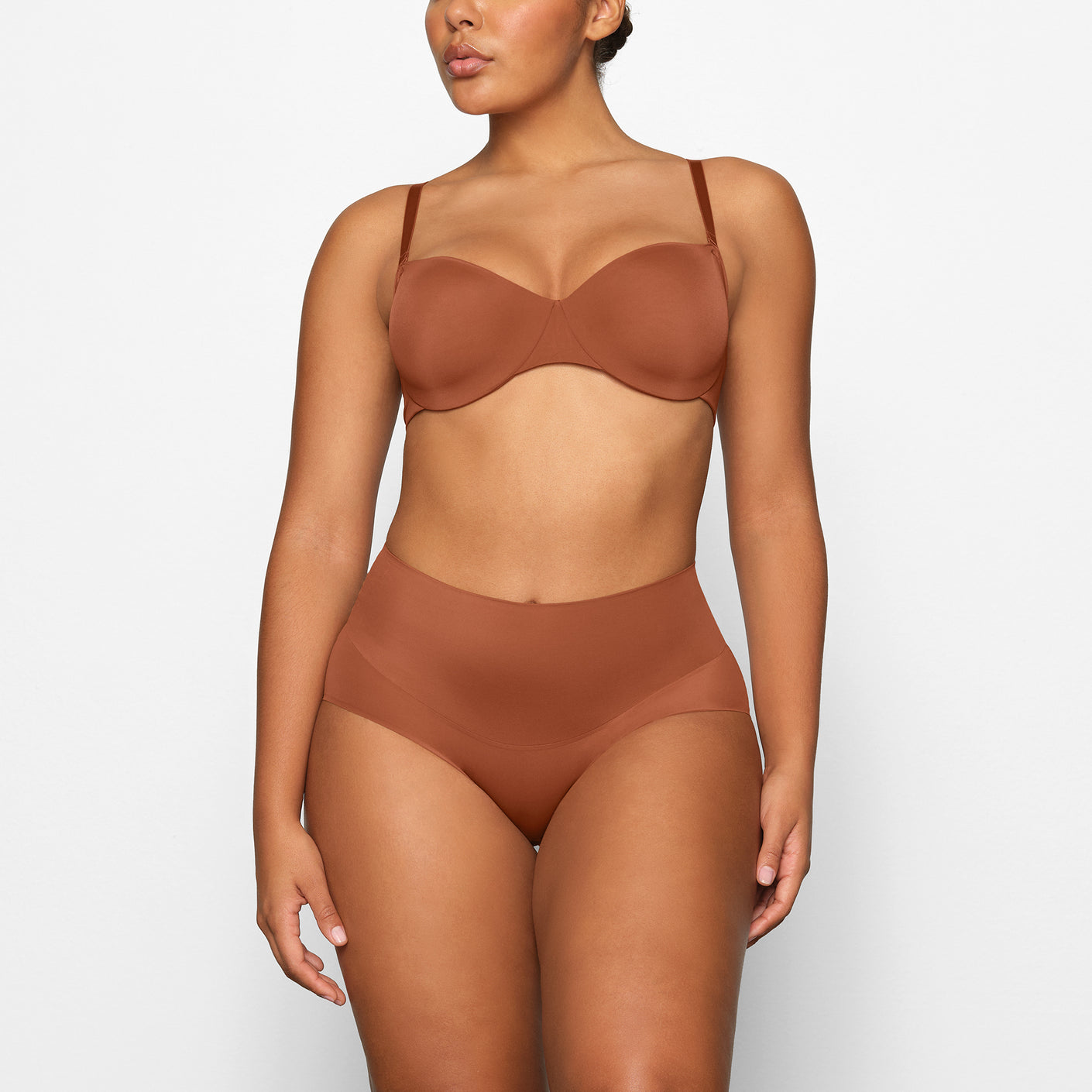 SMOOTHING INTIMATES UNLINED STRAPLESS BRA | BRONZE