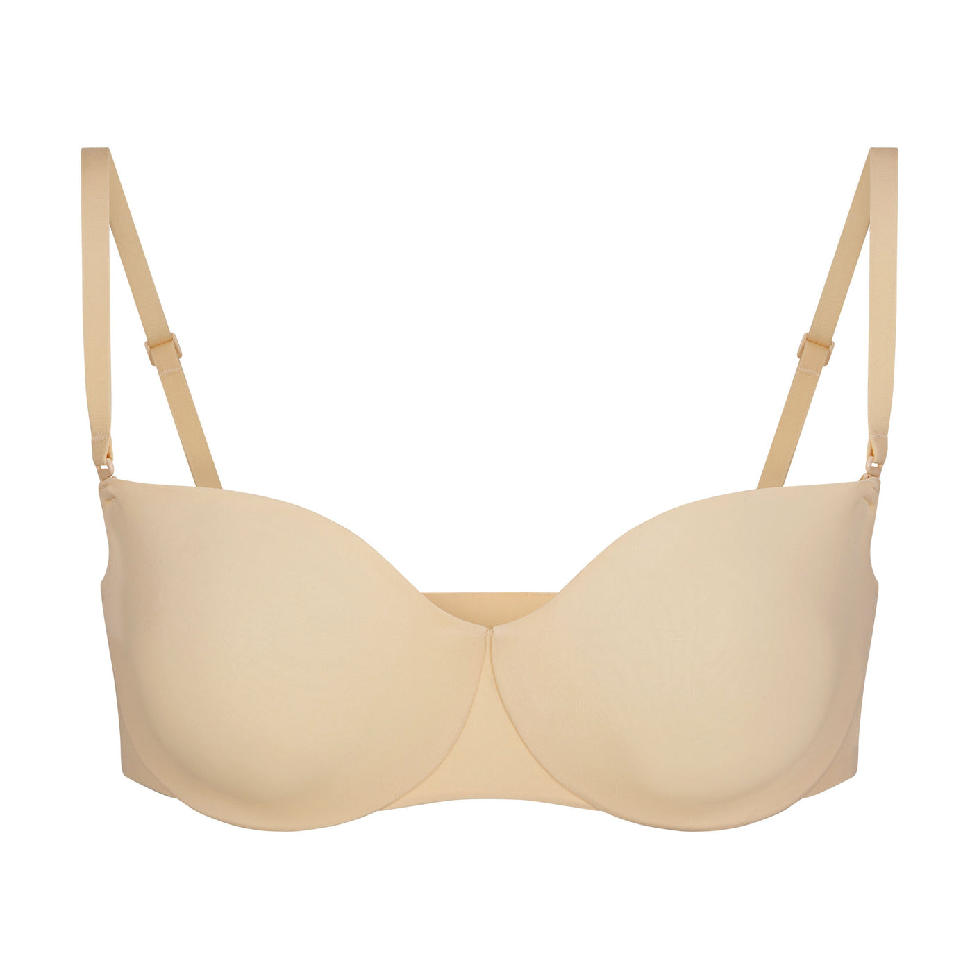 Track Smoothing Intimates Unlined Strapless Bra - Sand - 42 - F at