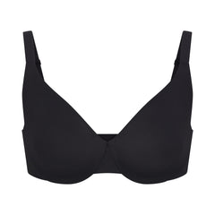 Track No Show Unlined Balconette Bra - Clay - 34 - F at Skims