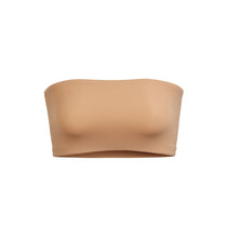 SKIMS Fits Everybody Stretch-woven Bandeau Bra - Umber