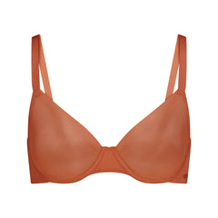 SKIMS NWT Women's Wireless Form Push-Up Plunge Bra Clay CHECK LAST PICS Tan  Size undefined - $39 - From Cutie
