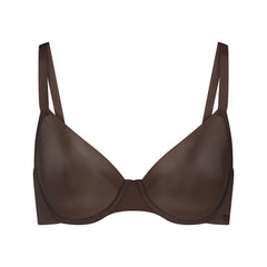 FITS EVERYBODY UNLINED DEMI BRA, OXIDE