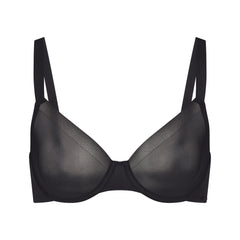 SKIMS Fits Everybody Unlined Demi Bra Black Size 32 E / DD - $35 New With  Tags - From Christina