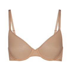 FITS EVERYBODY LACE UNLINED SCOOP BRA | SAND