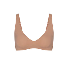 Skims Micro Cording String Triangle Bra - Sienna