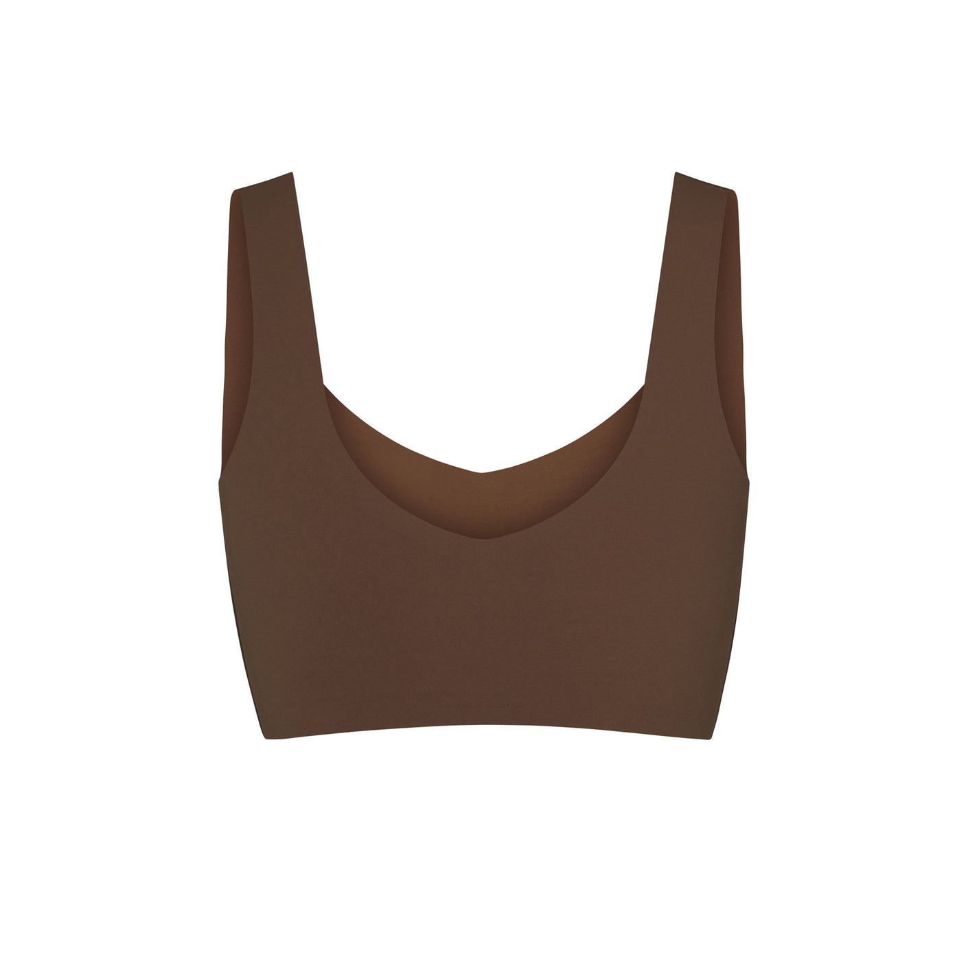 Track Naked Plunge Longline Bralette - Oxide - XS at Skims