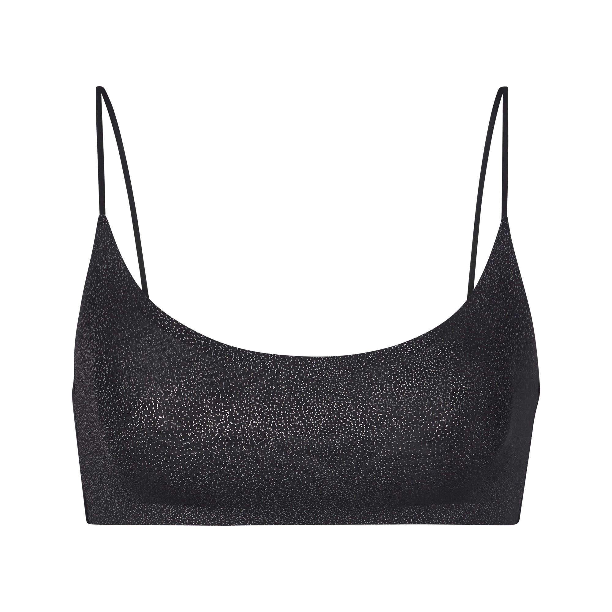 Naked Shine Scoop Bralette - Onyx | SKIMS