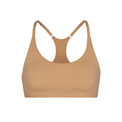 Skims Fits Everybody Triangle Bralette — Ochre, I Tried Kim Kardshian's  Favourite Skims Collection, and Girl Knows What She's Doing