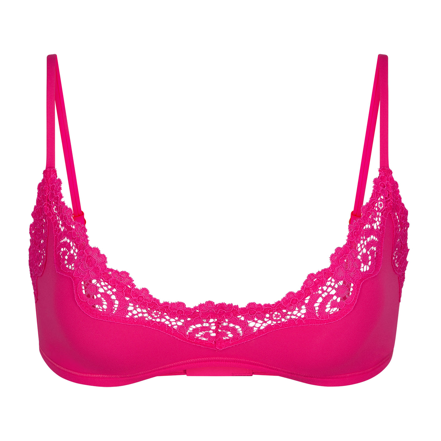 Stiffened lace bralette Color pink - SINSAY - YP997-30X
