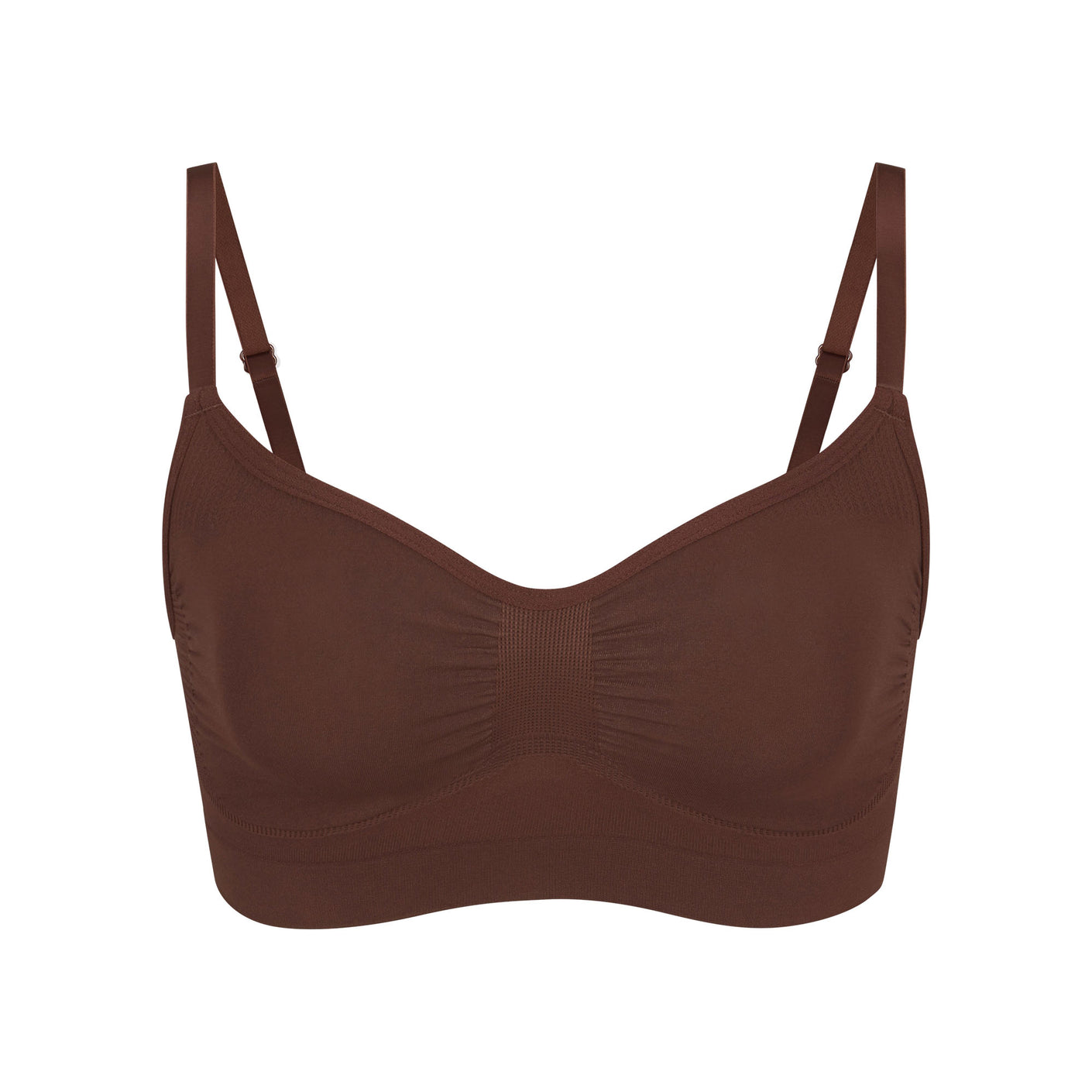 SEAMLESS SCULPT BRALETTE | COCOA