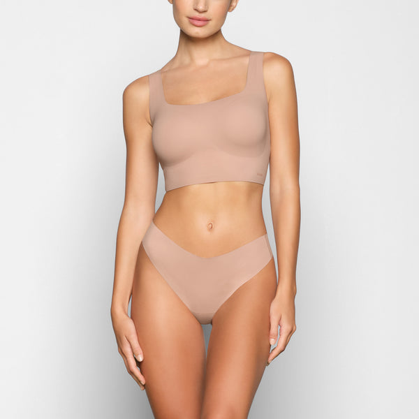 Buy SKIMS Jelly Sheer Intimates Scoop Neck Bralette - Clay At 50