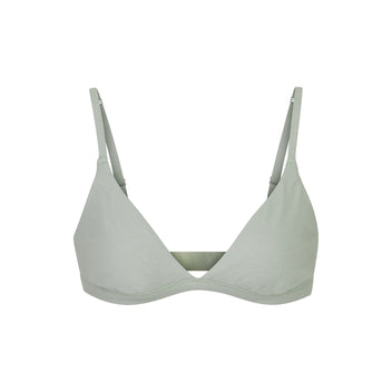 Cotton Jersey Triangle Bralette - Mineral | SKIMS