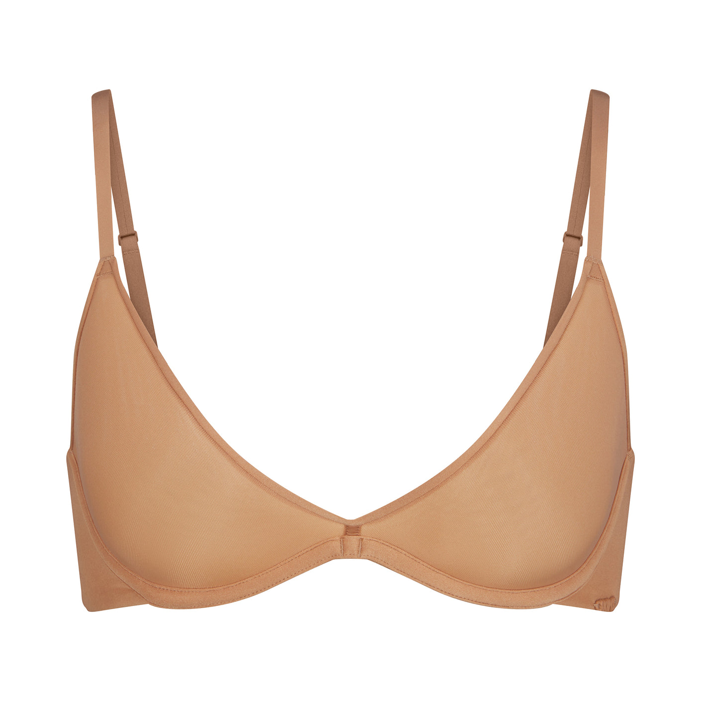 Track No Show Unlined Balconette Bra - Ochre - 36 - A at Skims