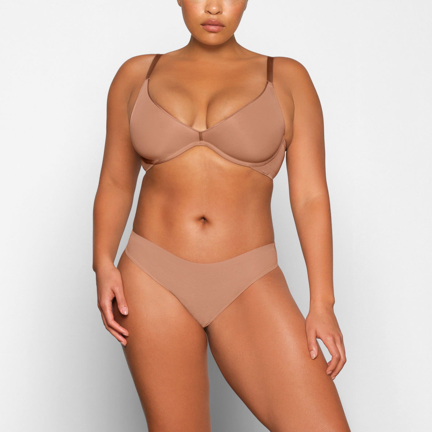 SKIMS Fits Everybody Scoop Neck Bra in Sienna S - $45 New With Tags - From  Matilda