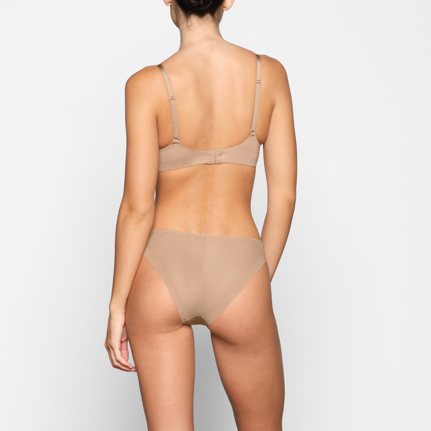 SKIMS on X: The Cotton Molded Bra ($56) in Mineral — designed