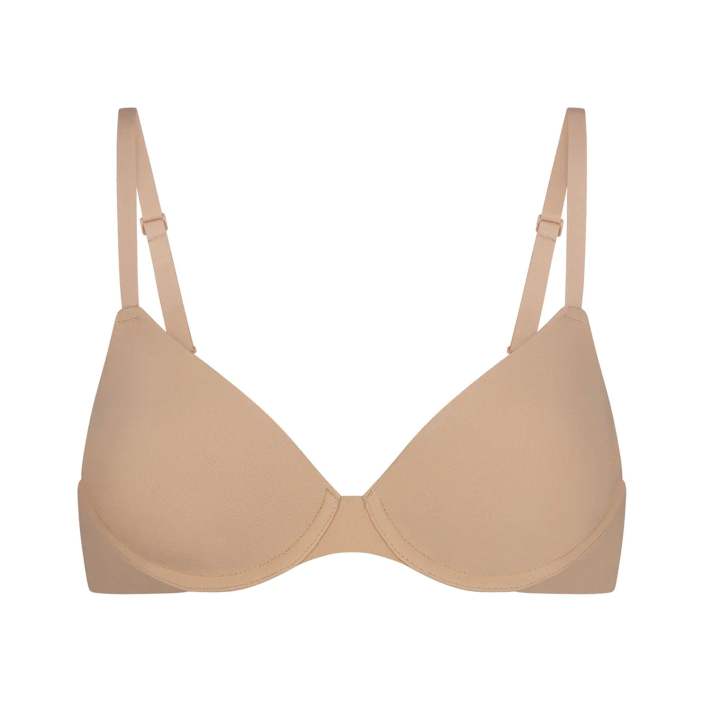 SKIMS Fits Everybody T-Shirt Push-Up Bra in Cocoa 40DD Brown