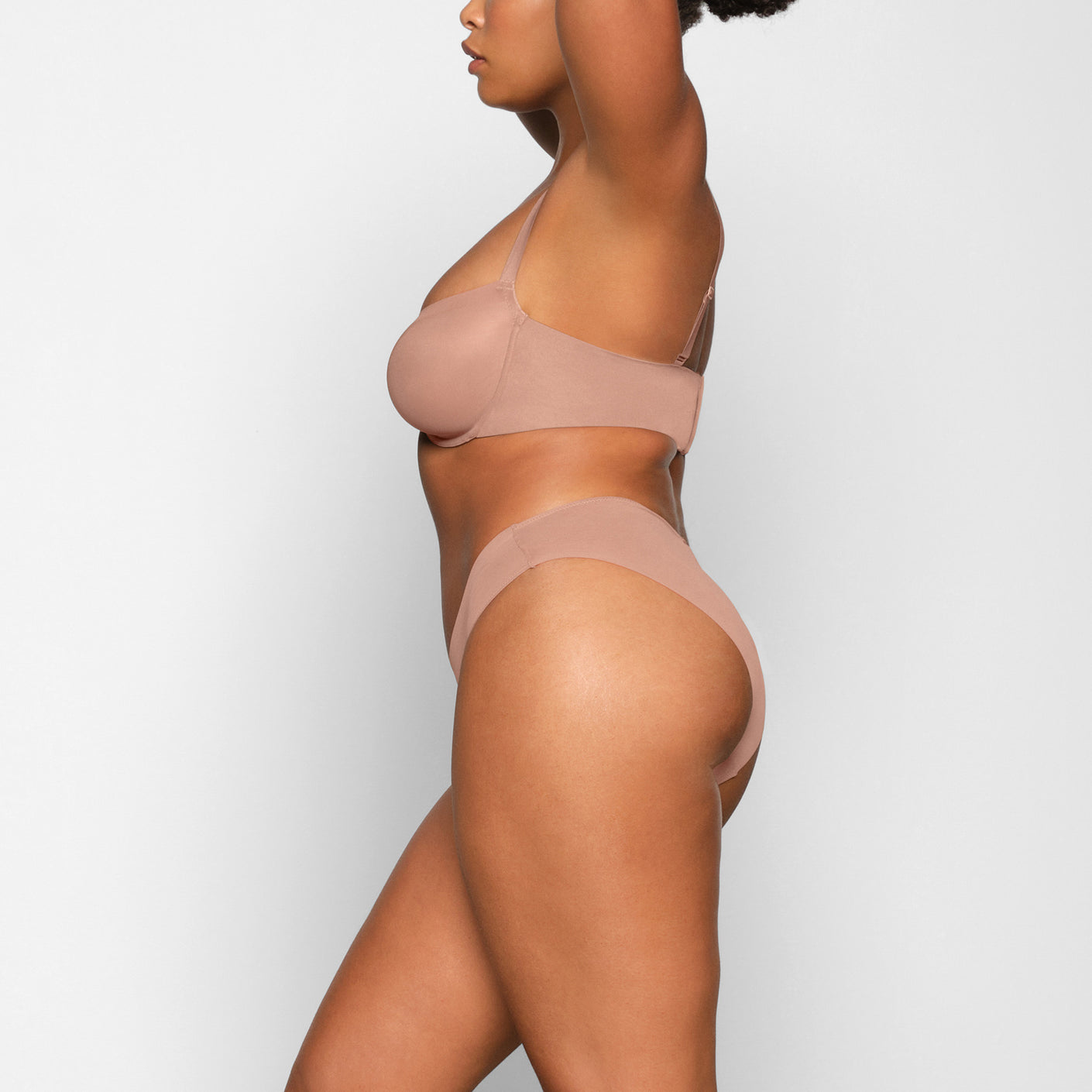 Track No Show Unlined Balconette Bra - Red - 34 - H at Skims