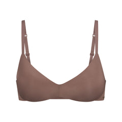 SKIMS Fits Everybody triangle bralette - Umber